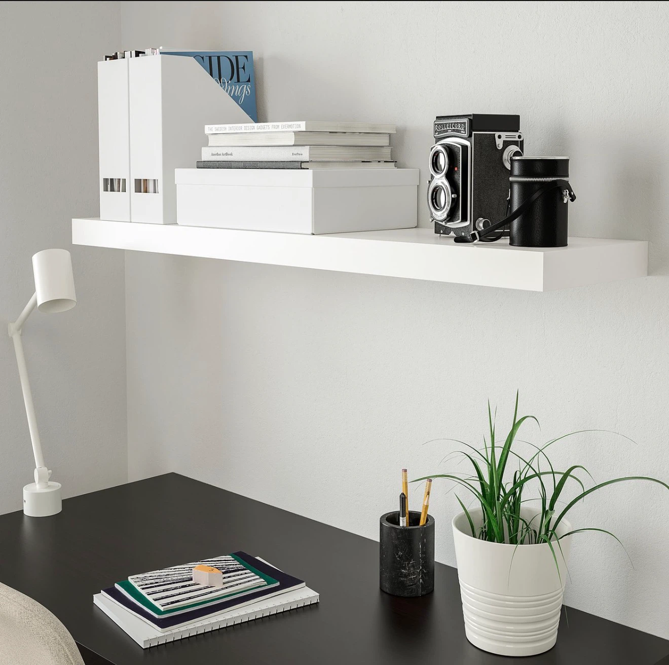 Ikea White Floating Shelf