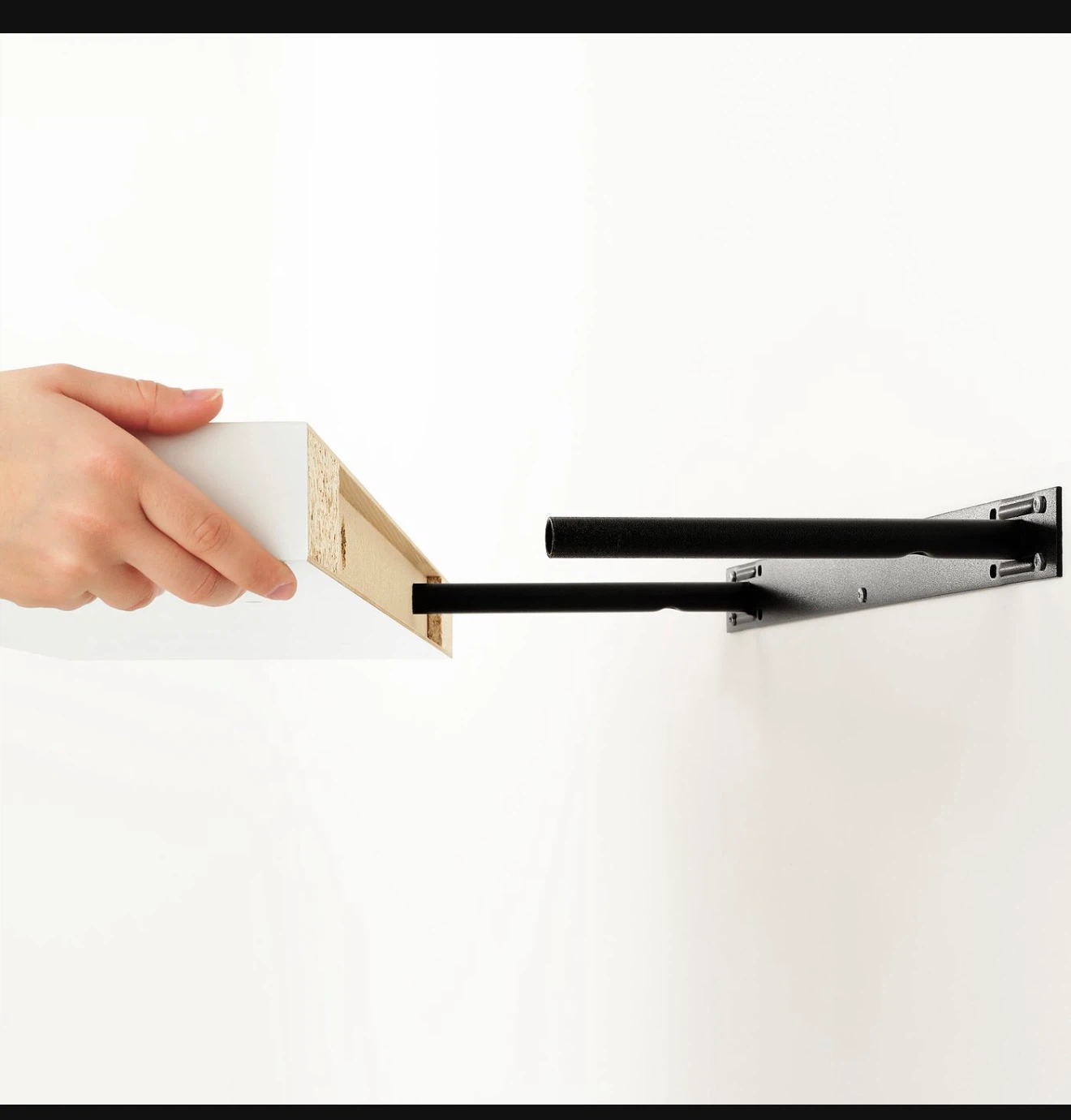 Ikea White Floating Shelf - photo 5