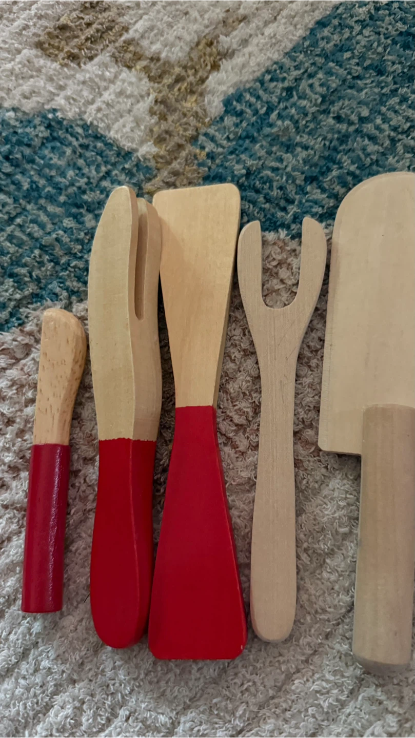 Wooden Toy Kitchen Utensils Set - photo 3