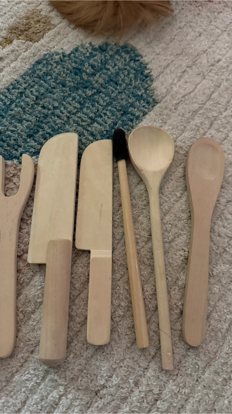 Wooden Toy Kitchen Utensils Set - photo 4