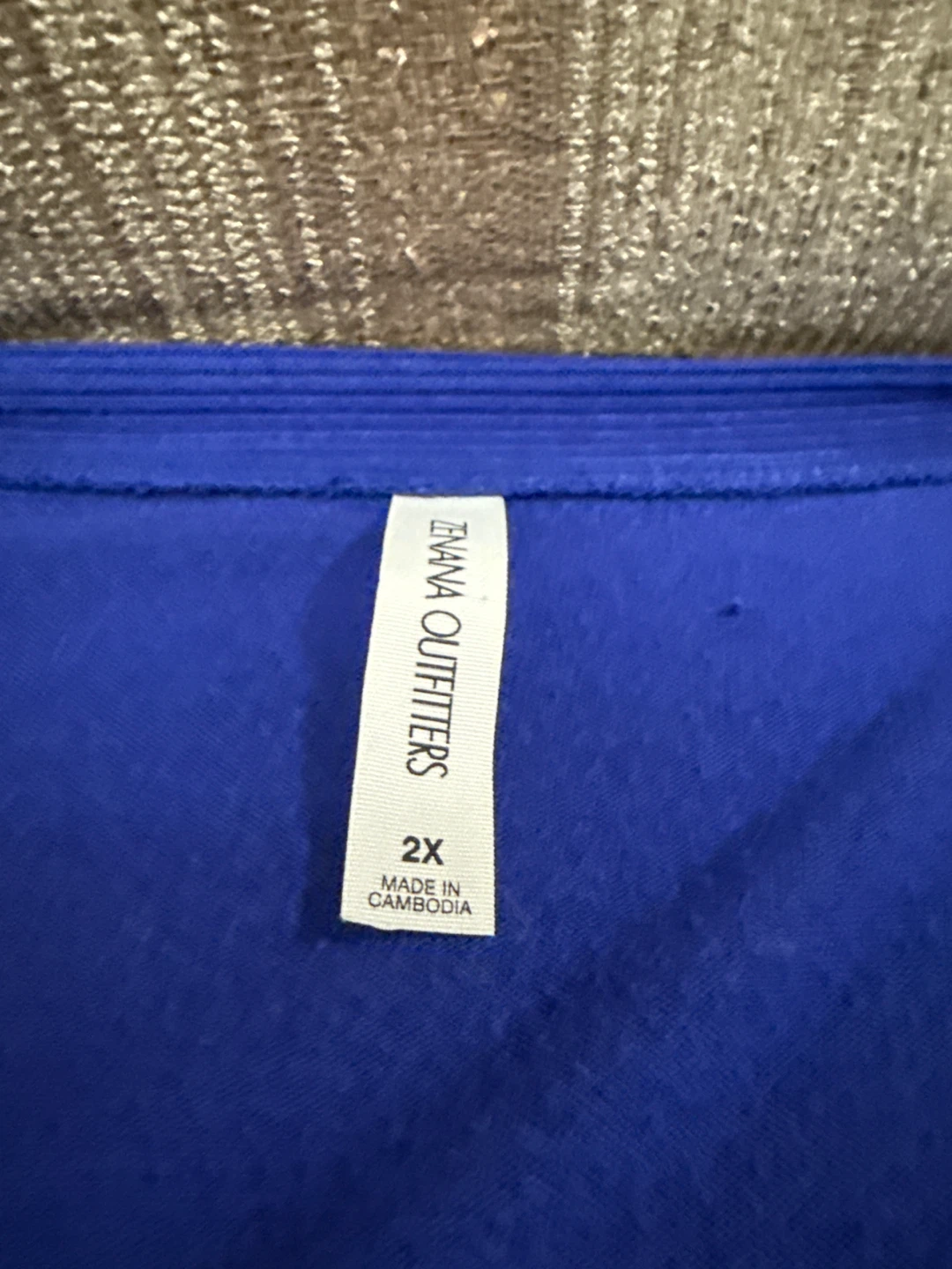 Royal Blue Cardigan - Size 2X