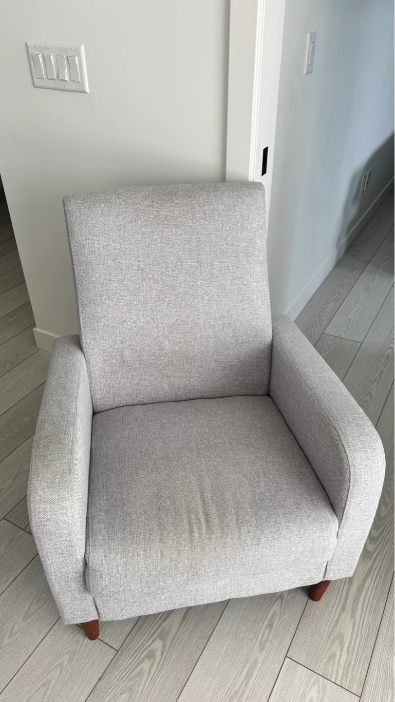 Light Grey Fabric Sofa and Armchair Set - JYSK - photo 3