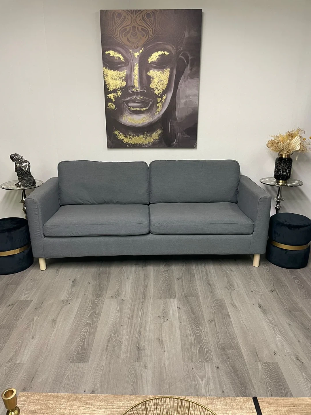 IKEA PARUP 3-Seater Sofa - Dark Grey
