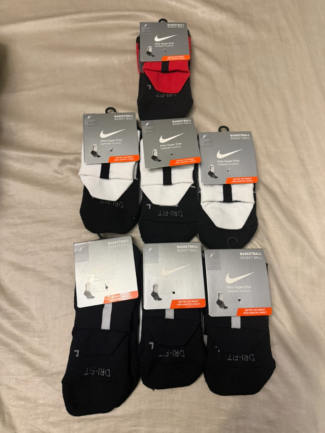 Nike Hyper Elite Basketball Socks - Size M