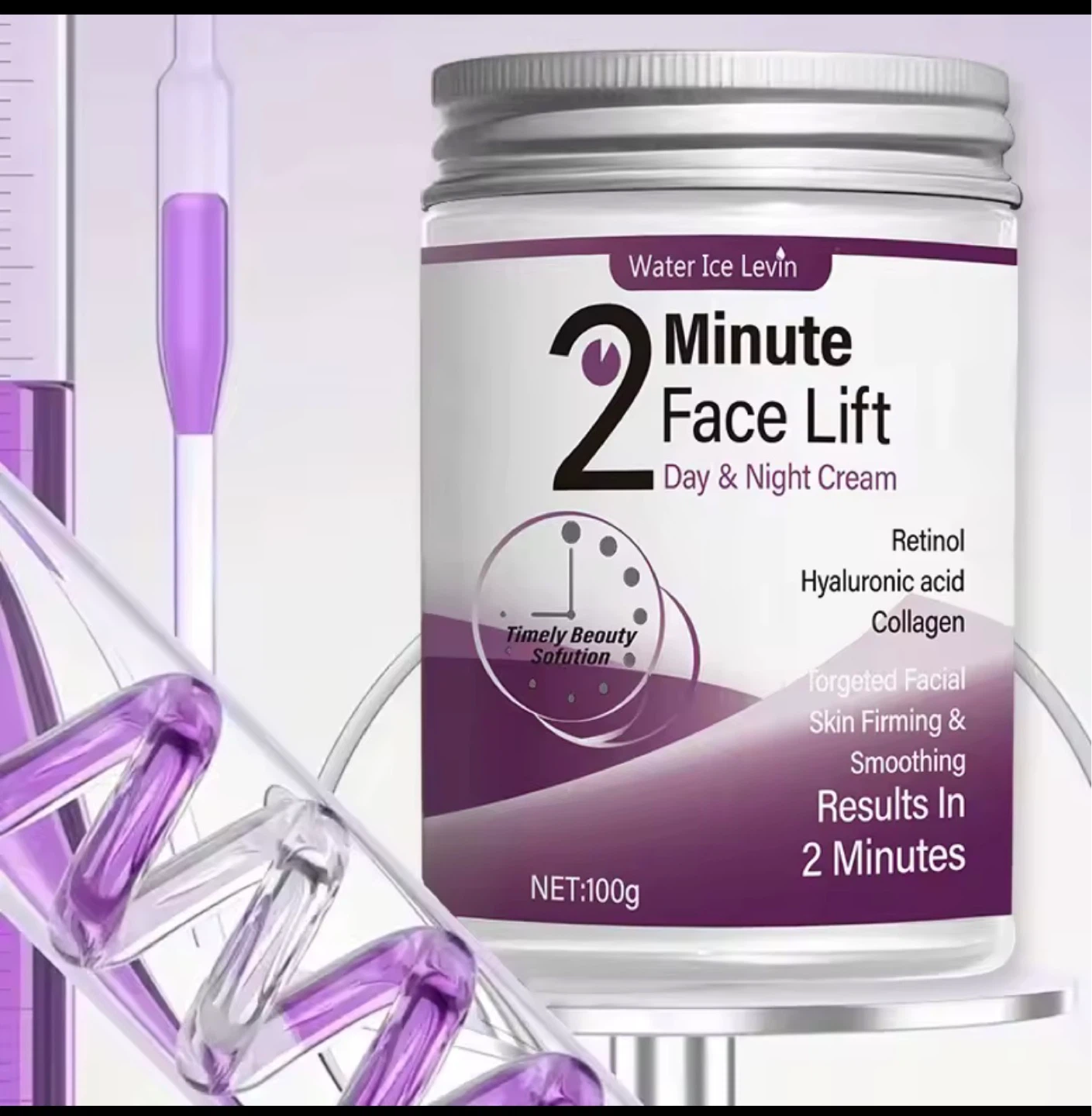 Water Ice Levin 2 Minute Face Lift Day & Night Cream 100g