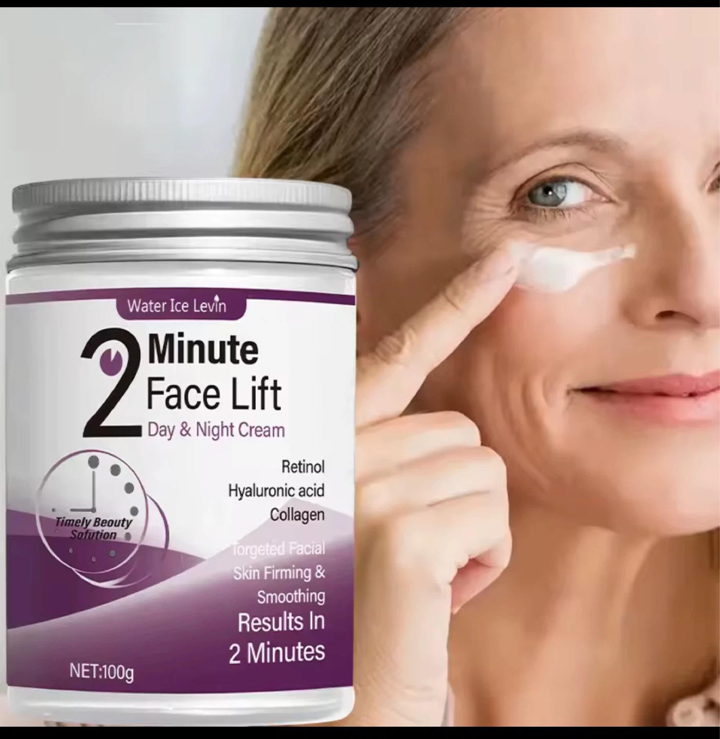 Water Ice Levin 2 Minute Face Lift Day & Night Cream 100g - photo 3