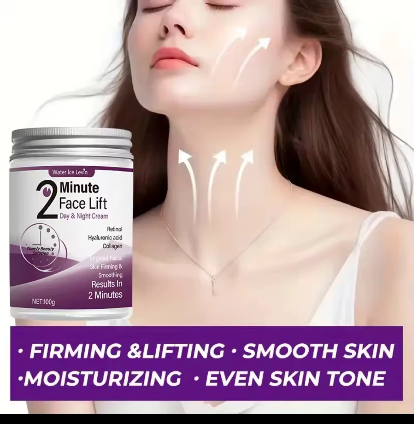 Water Ice Levin 2 Minute Face Lift Day & Night Cream 100g - photo 4
