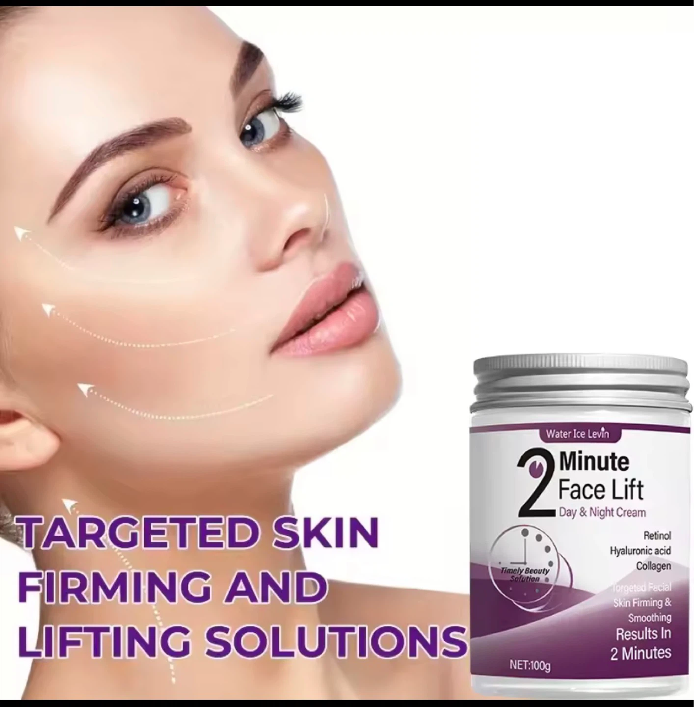 Water Ice Levin 2 Minute Face Lift Day & Night Cream 100g - photo 2