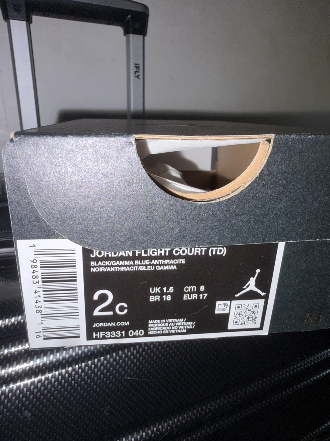 Jordan Flight Court TD Toddler Shoes Size 2c