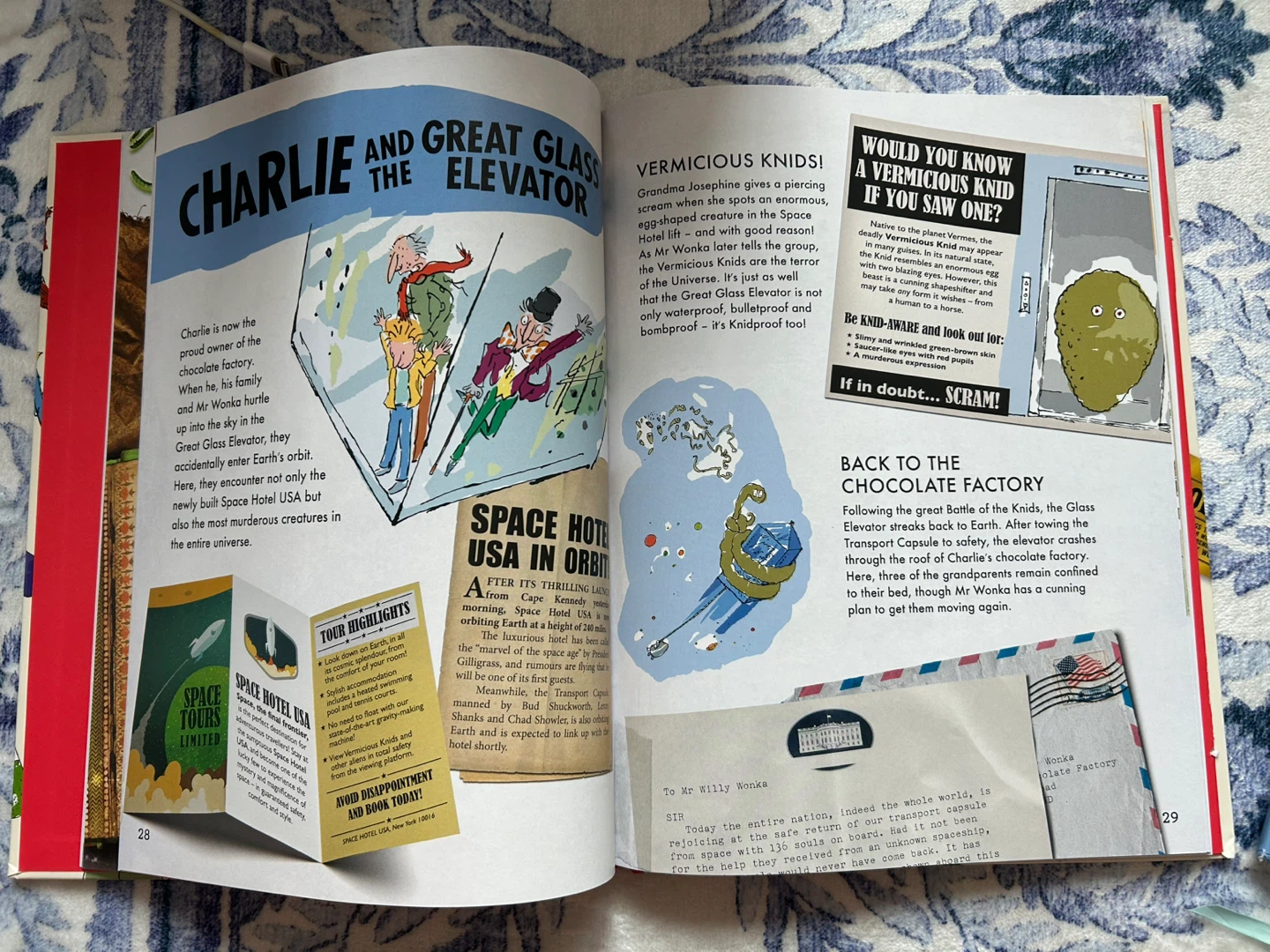 (Hardcover + Extras) The Gloriumptious Worlds of Roald Dahl - photo 2