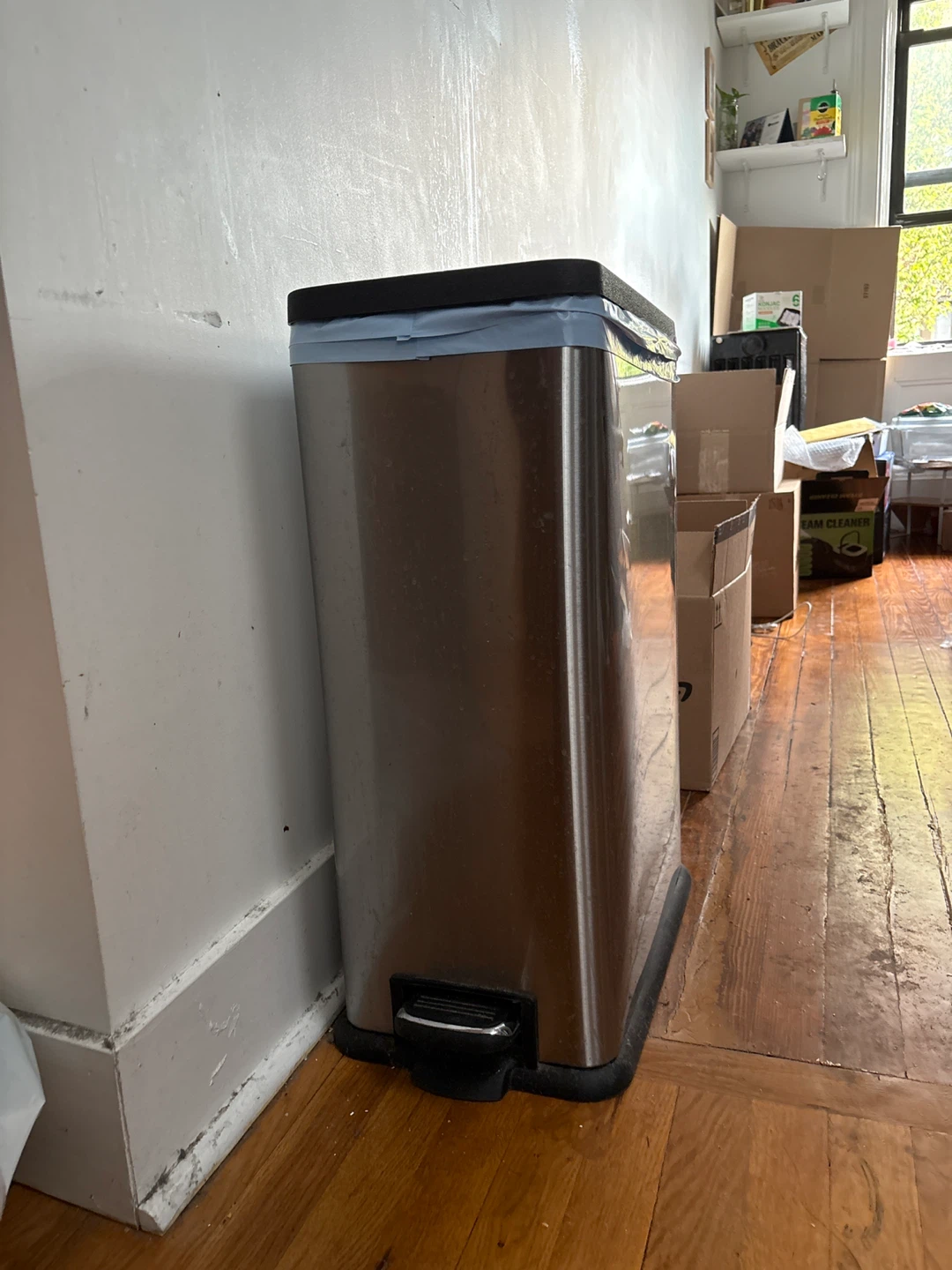 Stainless Steel Step Trash Can