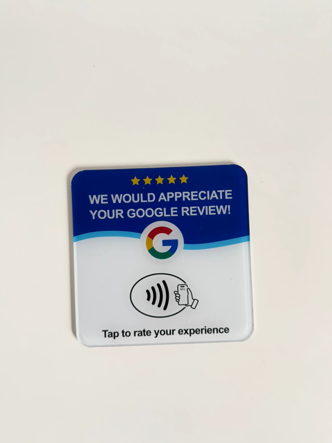 Google Review NFC Tap Card