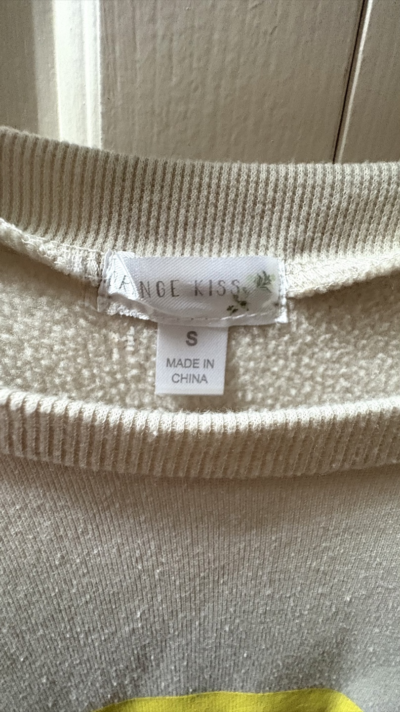 ANGEL KISS Smiley Face Sweatshirt - photo 3