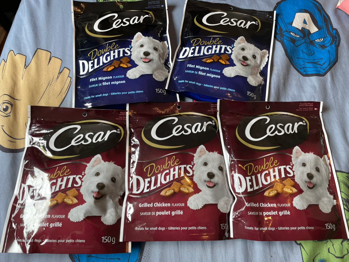 Brand New Cesar Dog Treats Lot