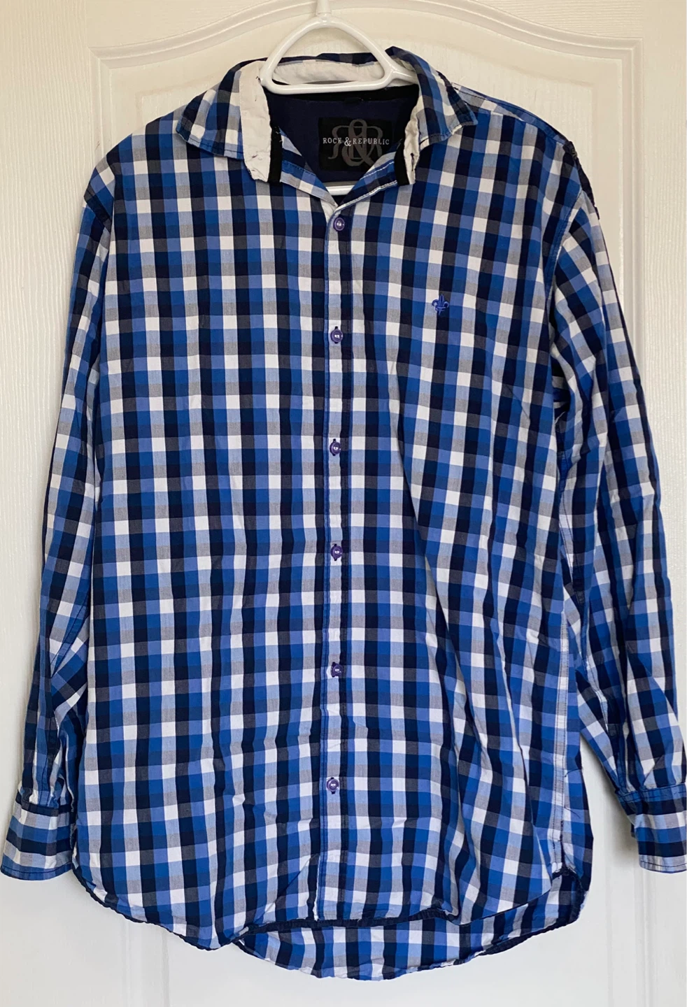 Rock & Republic Plaid Button-Up Shirt