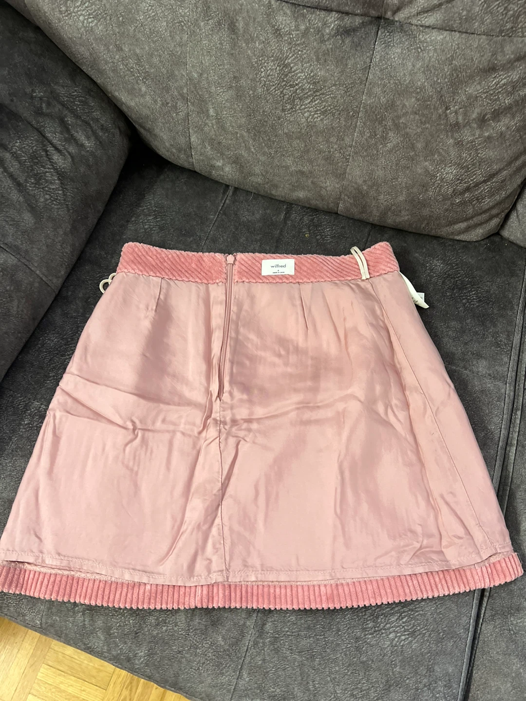 Wilfred Pink Corduroy Skirt - Size 4 - photo 4