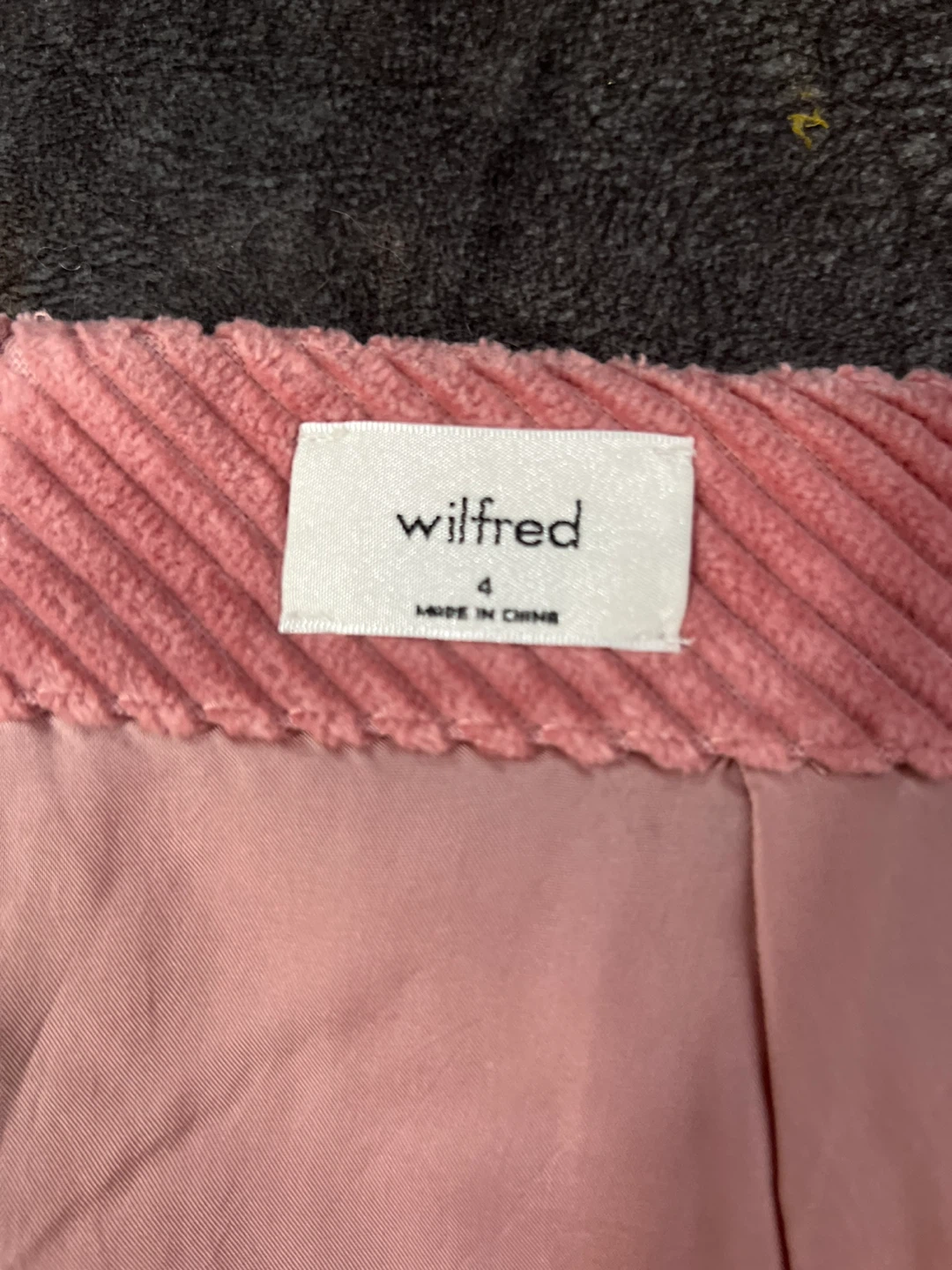 Wilfred Pink Corduroy Skirt - Size 4 - photo 3
