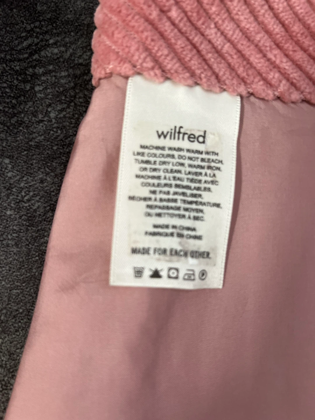 Wilfred Pink Corduroy Skirt - Size 4 - photo 5