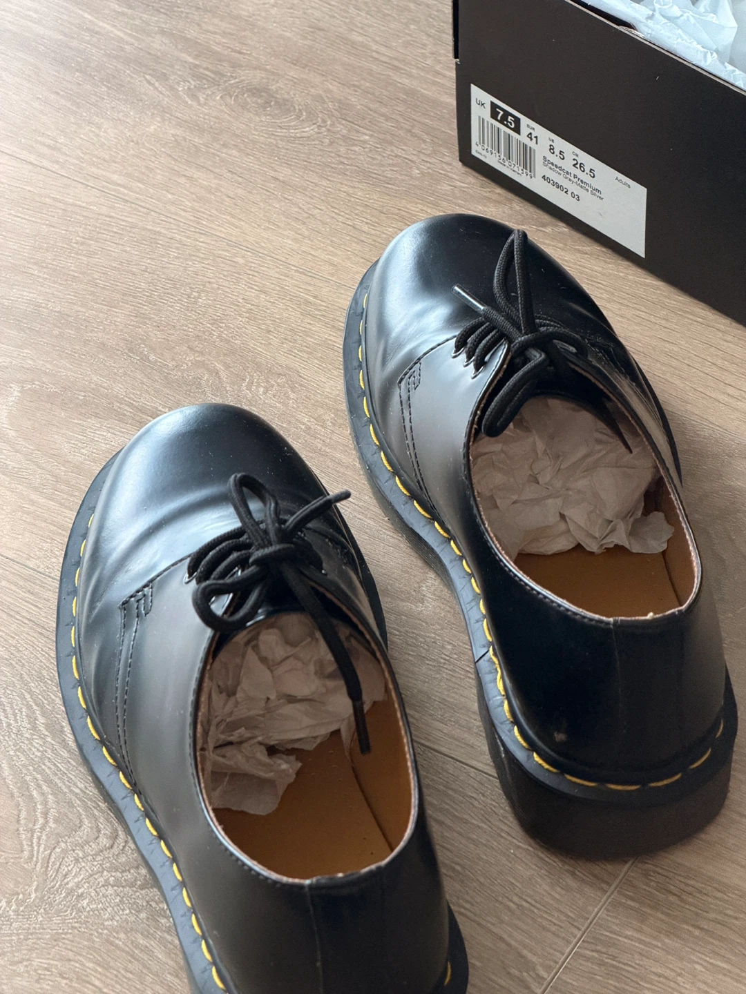 Dr. Martens 1461 Smooth Leather Oxfords (Black) - Size [41] - photo 5