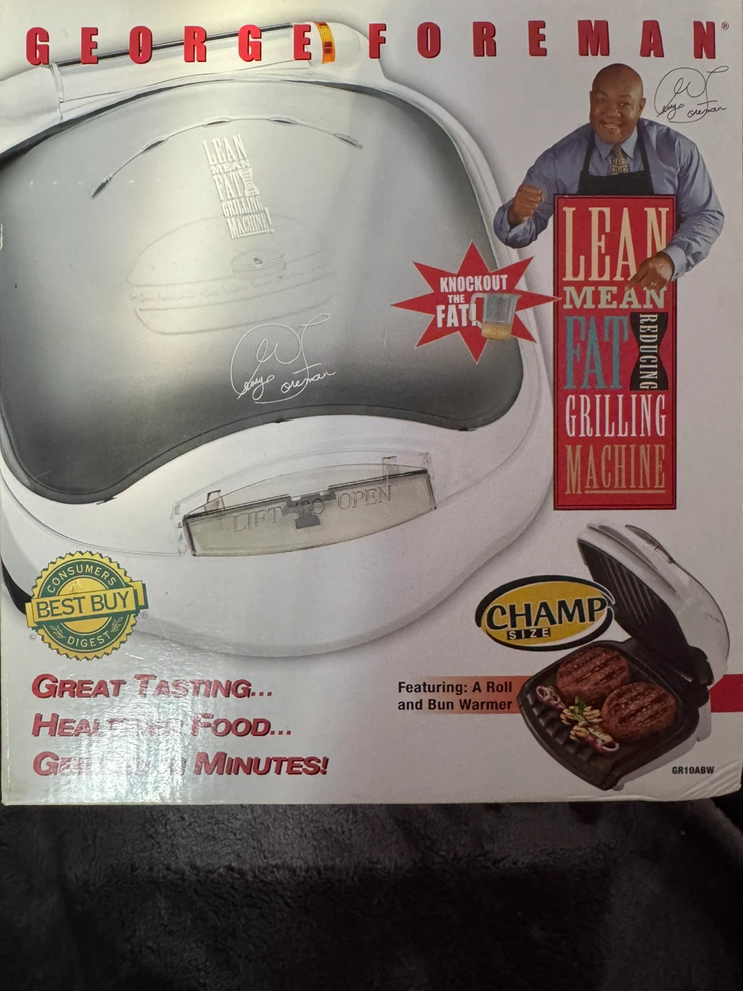 George Foreman Lean Mean Fat Reducing Grilling Machine