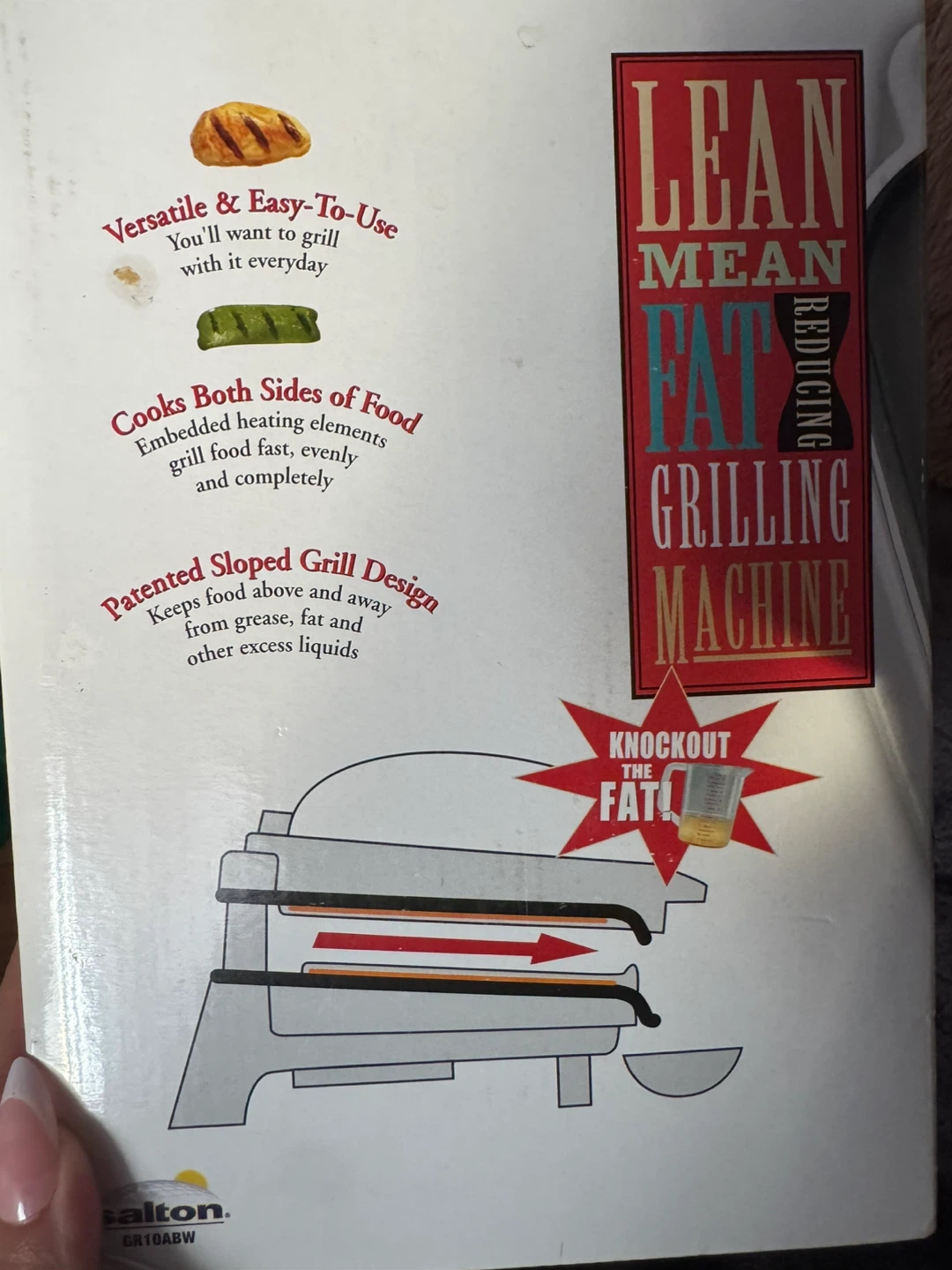 George Foreman Lean Mean Fat Reducing Grilling Machine - photo 2
