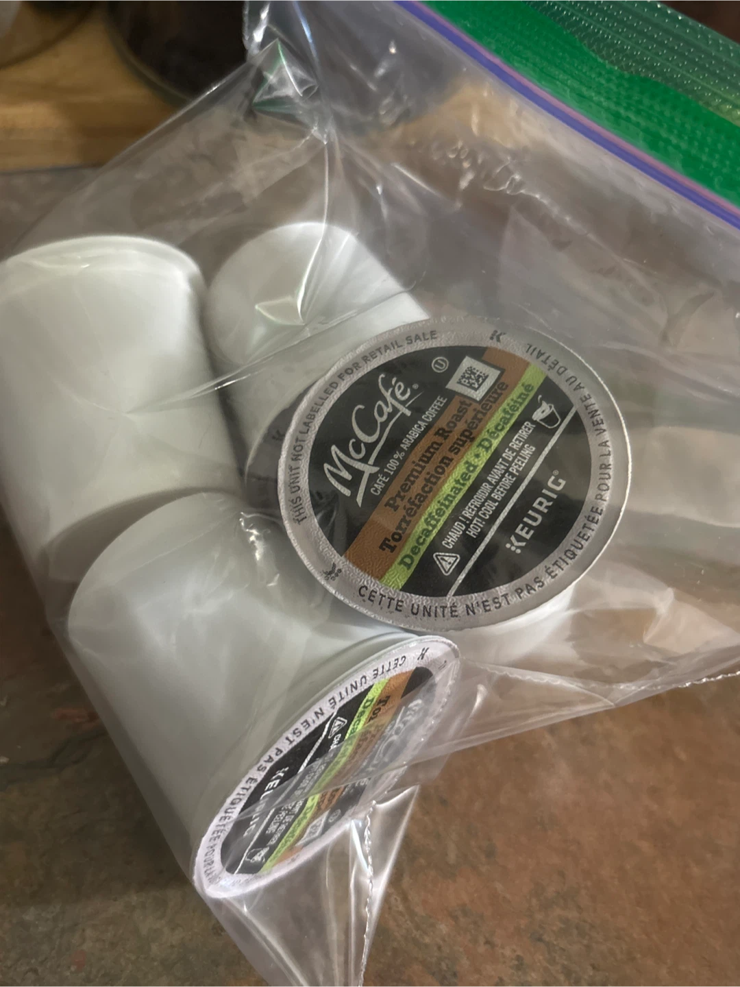4 McCafé Premium Roast Decaf K-Cups