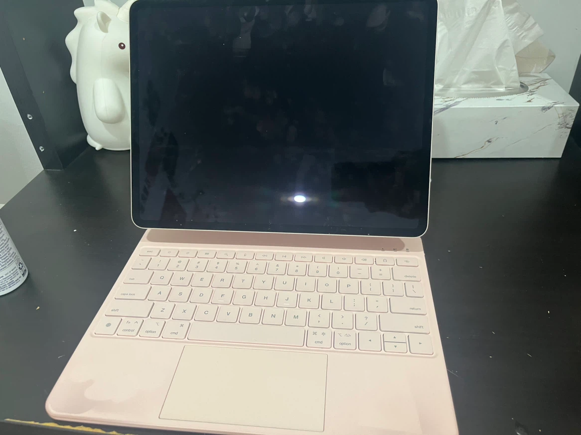 Ipad keybored Pink Magnetic Wireless Keyboard Case - photo 2