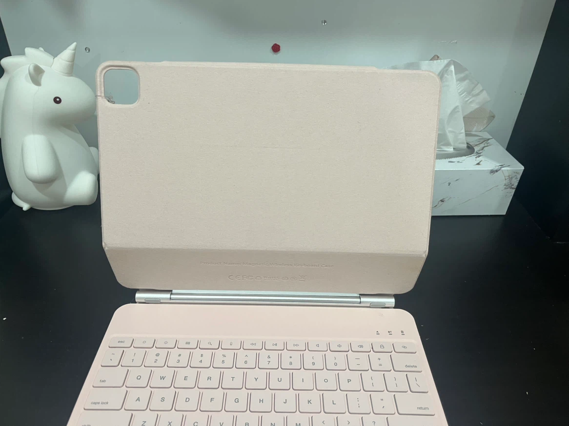 Ipad keybored Pink Magnetic Wireless Keyboard Case - photo 5