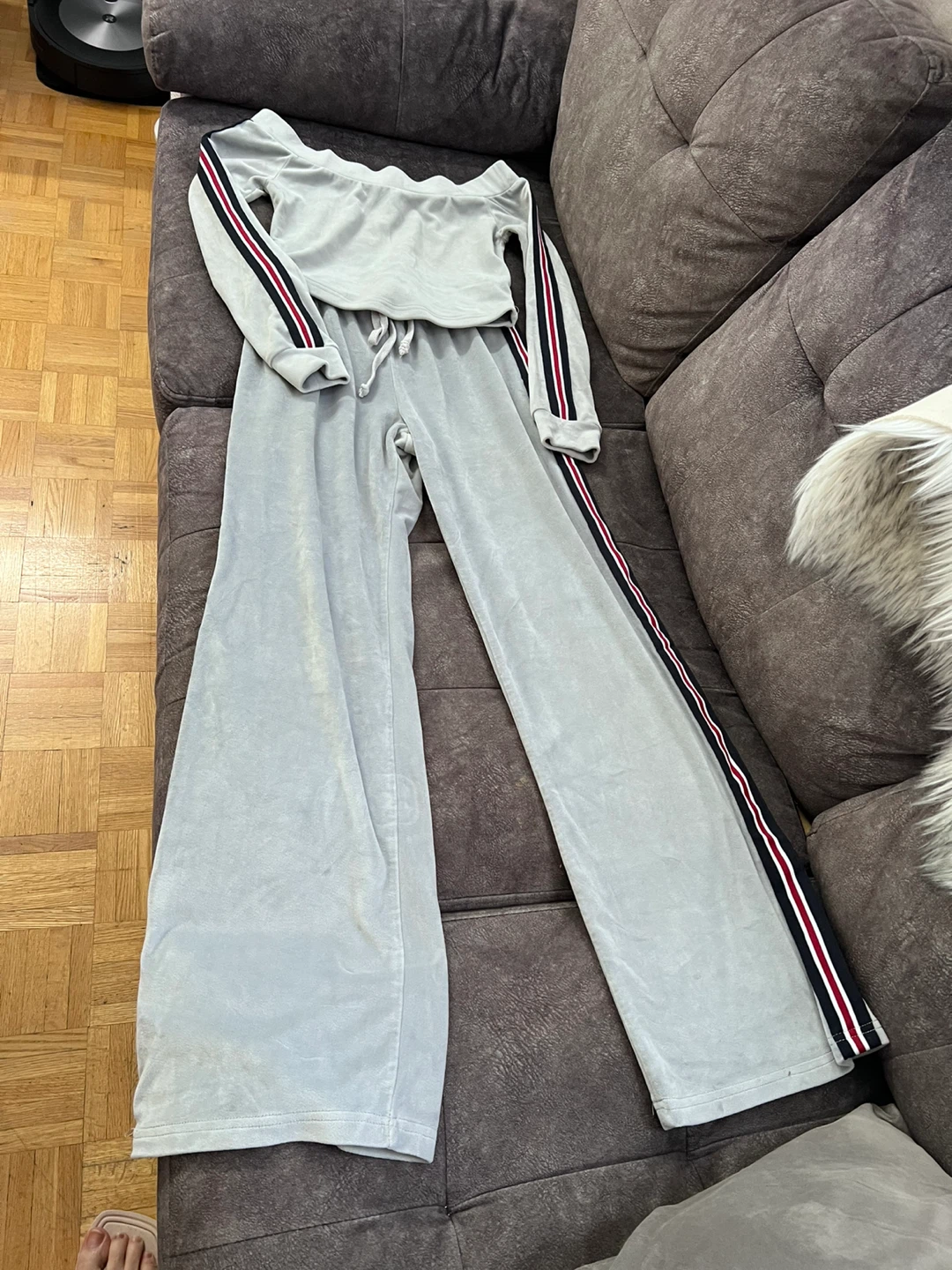 Revamped Athleisure Velour Tracksuit Set