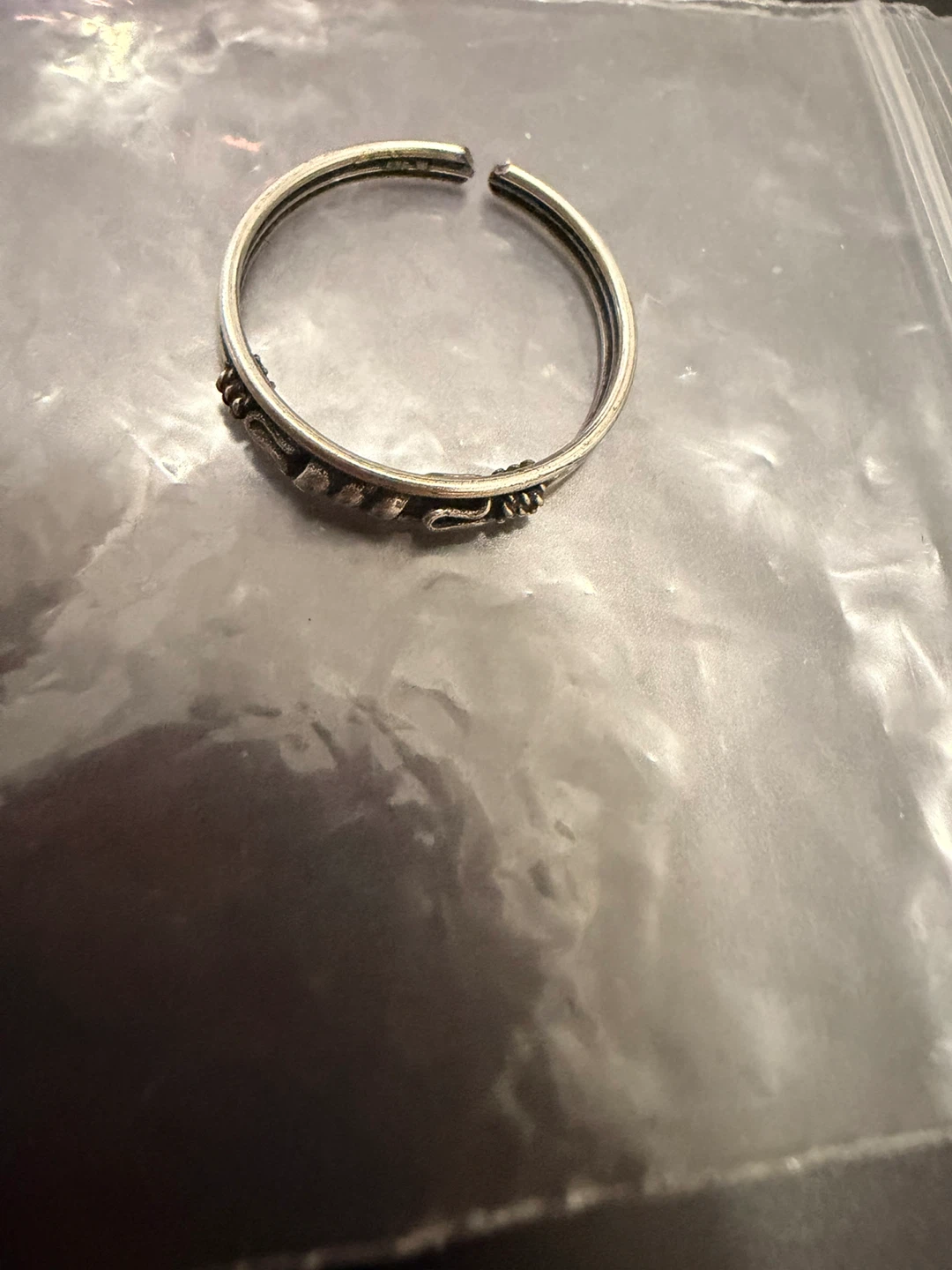 Sterling silver 925 Adjustable Ring - photo 4