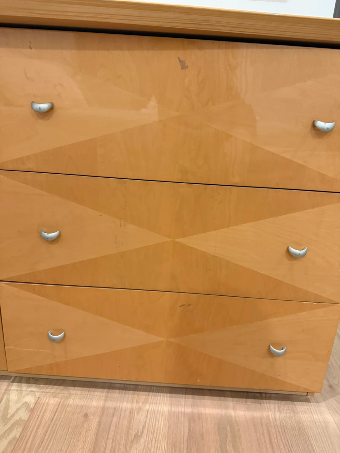 Wood Dresser with 6 Drawers - photo 2
