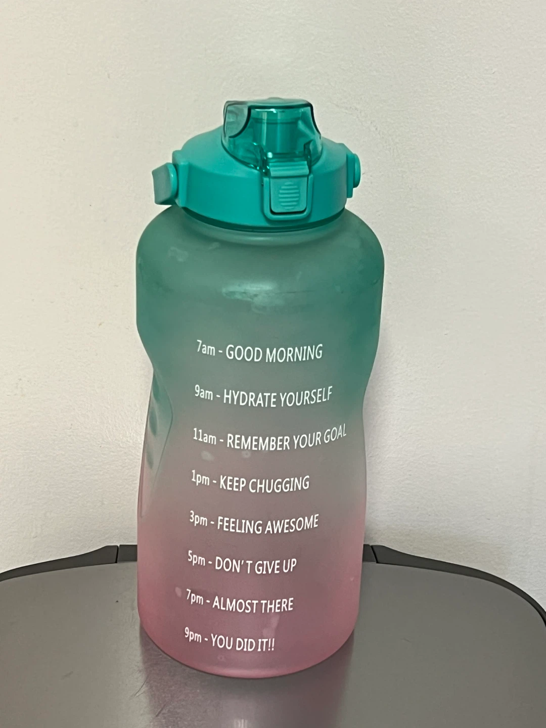 128oz Gradient Water Bottle with Straw Lid