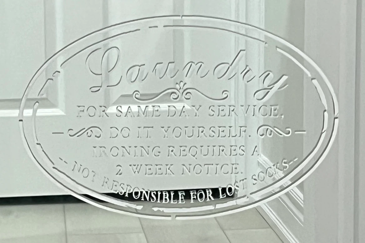 “Laundry” Wall Mirror - photo 2