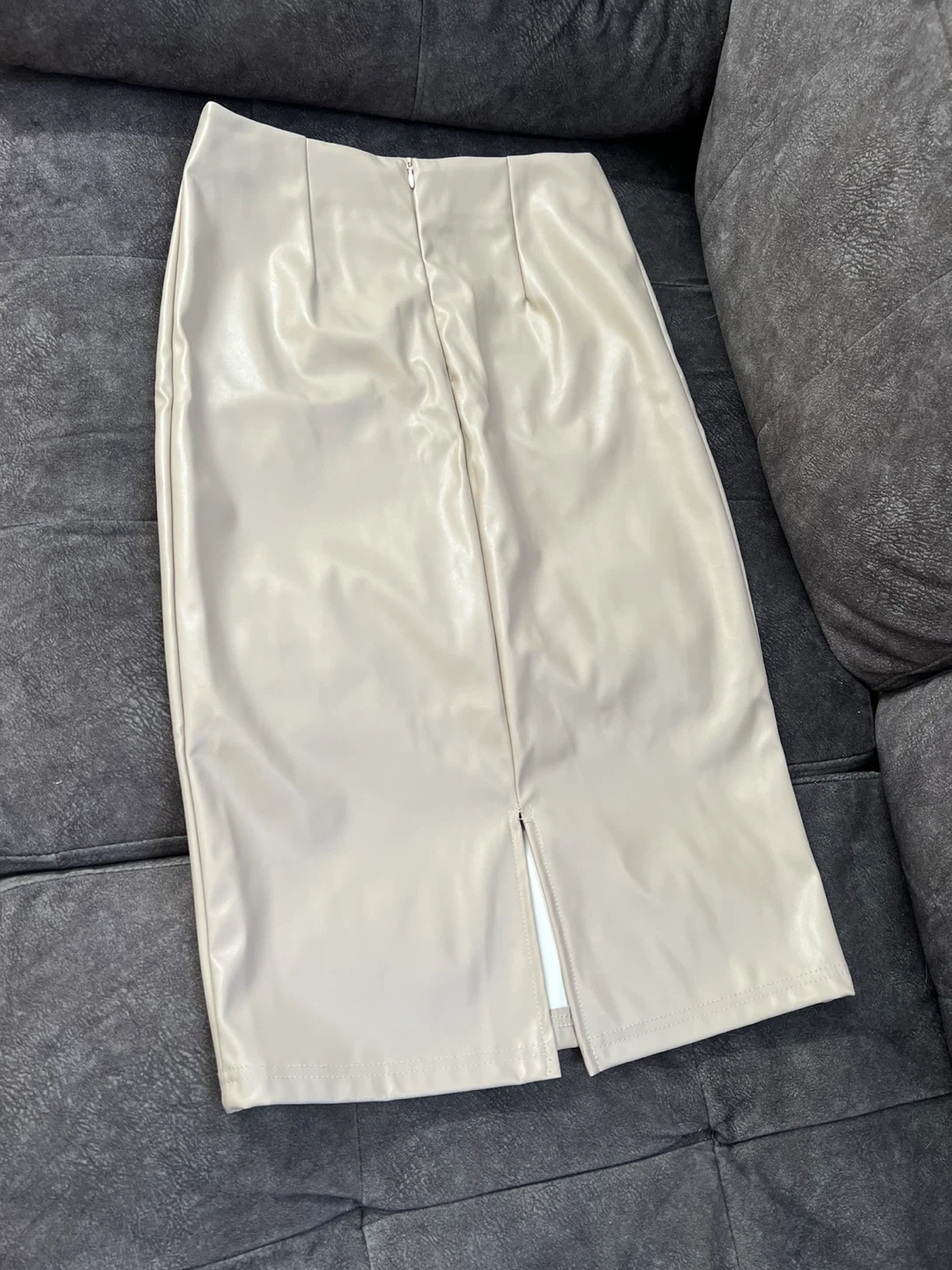 EillyBazar Faux Leather Pencil Skirt - Size S - photo 5
