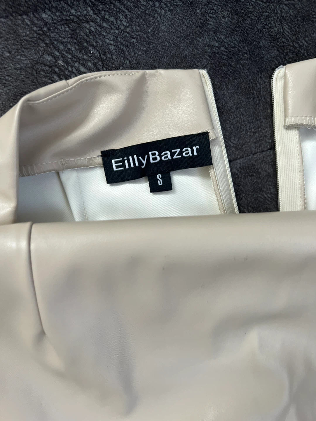 EillyBazar Faux Leather Pencil Skirt - Size S - photo 2