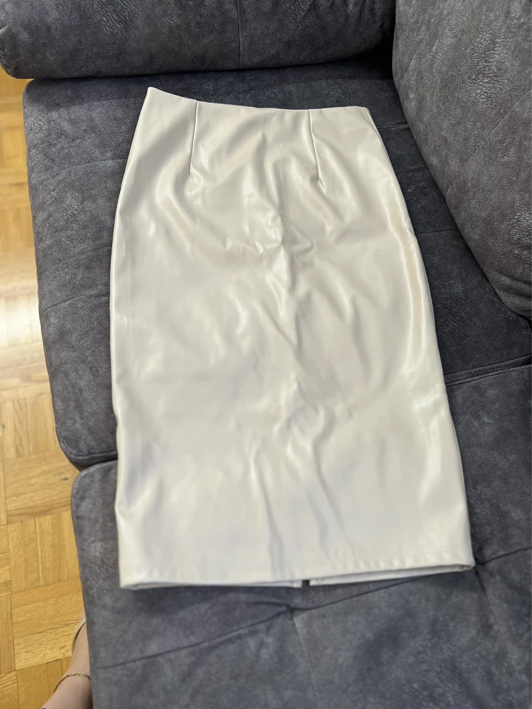 EillyBazar Faux Leather Pencil Skirt - Size S