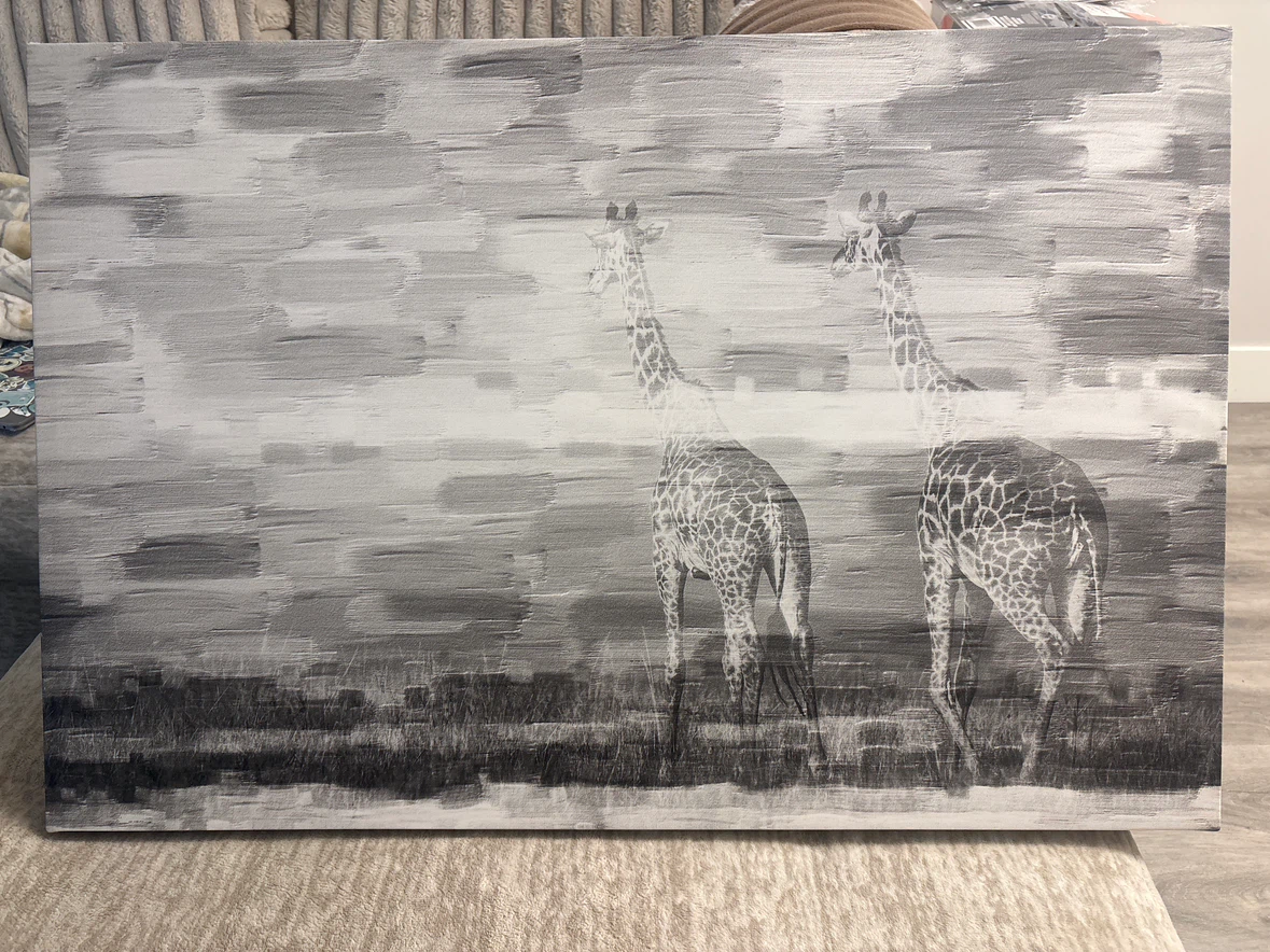 Canvas Wall Art - Giraffes