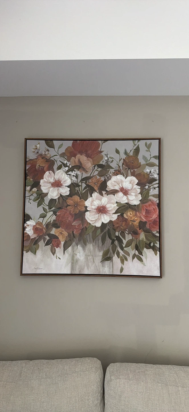 Framed Floral Wall Art