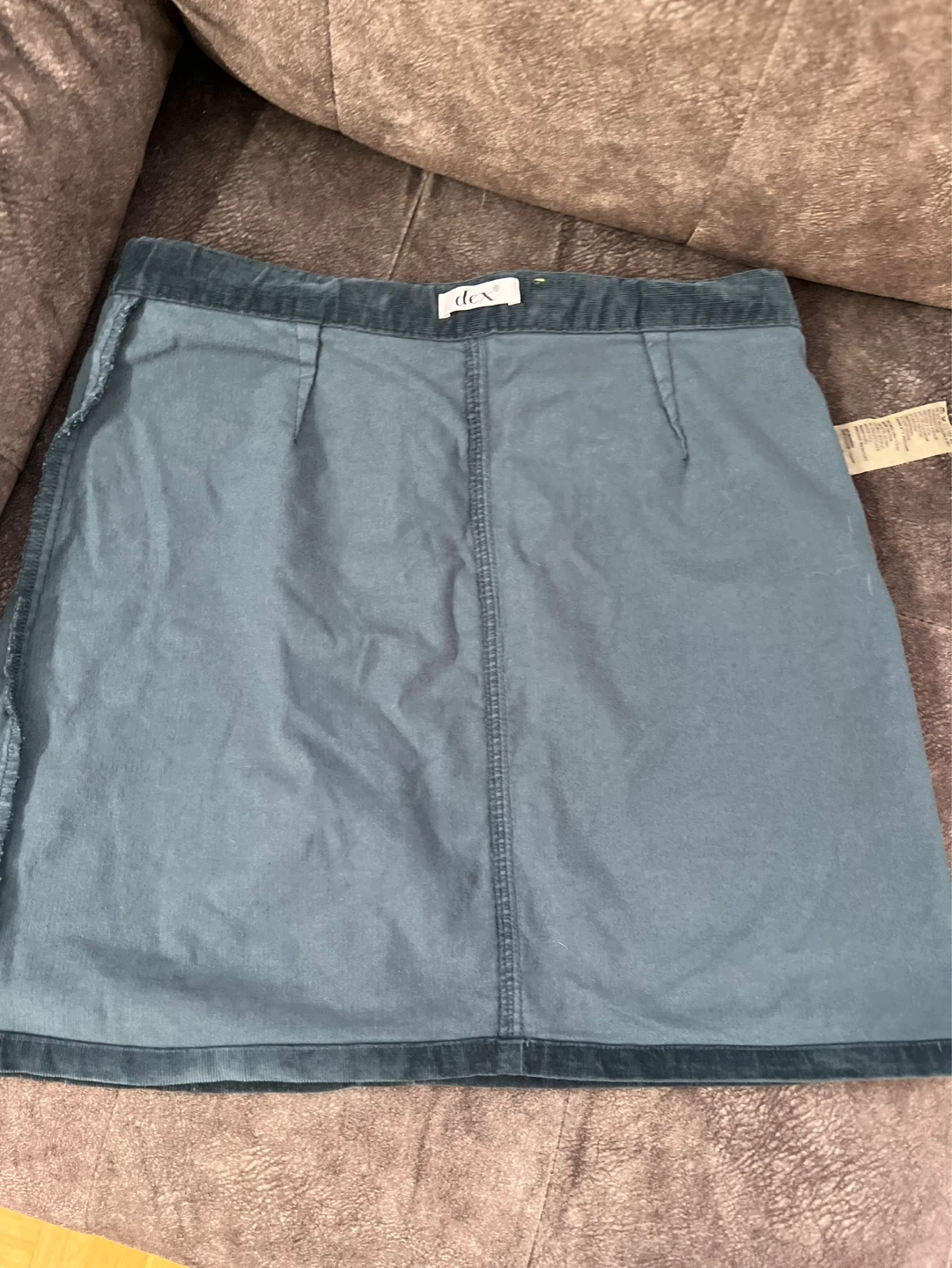 DEX Corduroy Button-Front Skirt - photo 4