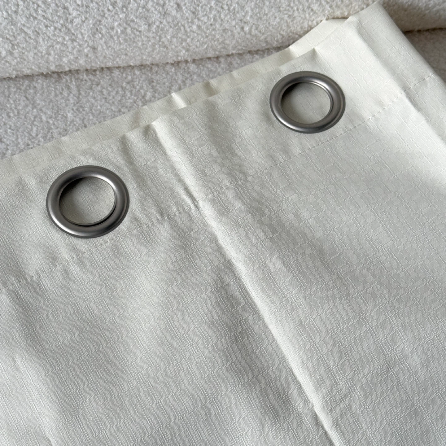 Brand new Cream textured Curtains - photo 2