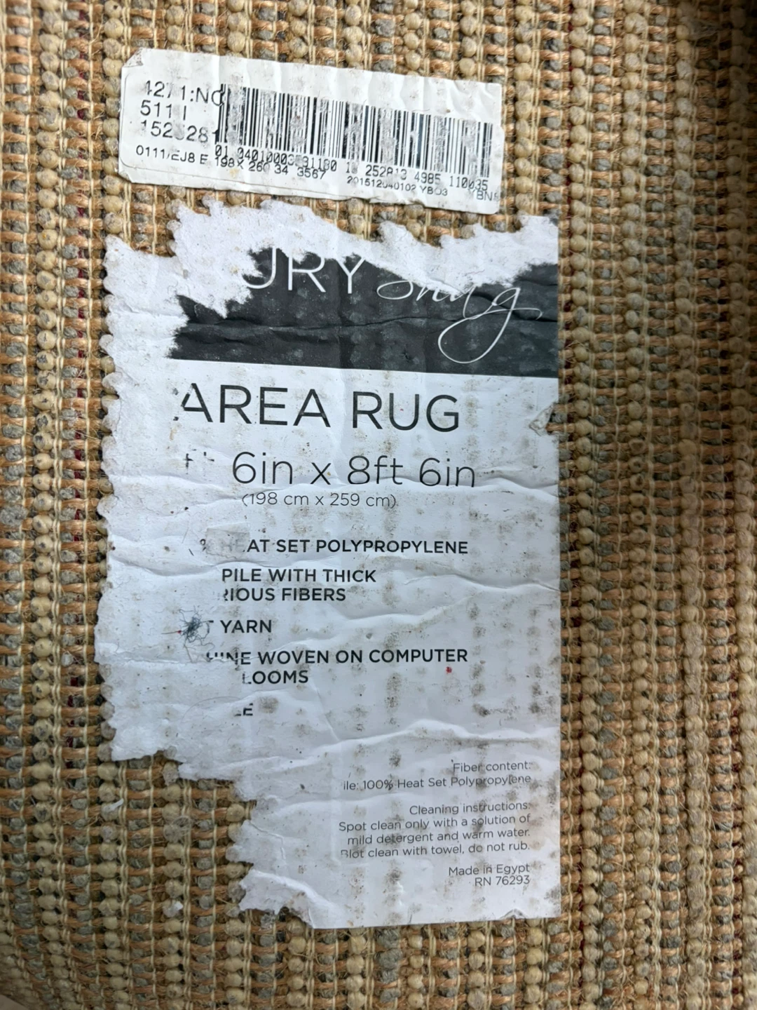 Area Rug - 6ft 6 in x 8ft 6in - photo 3