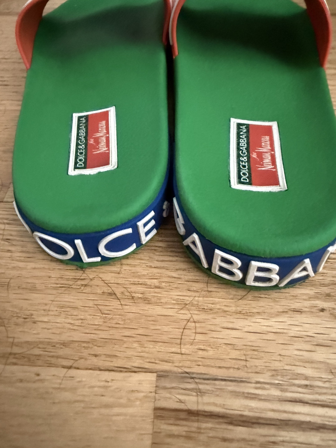 Dolce & Gabbana D&G Slides - Green/Orange - photo 3