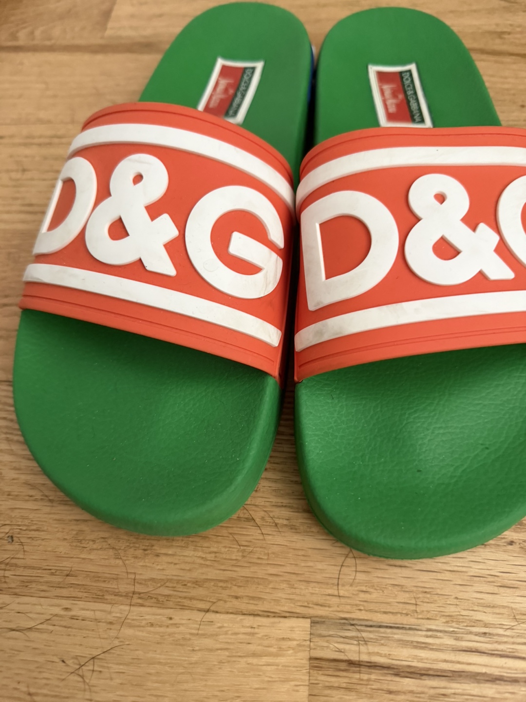 Dolce & Gabbana D&G Slides - Green/Orange - photo 2