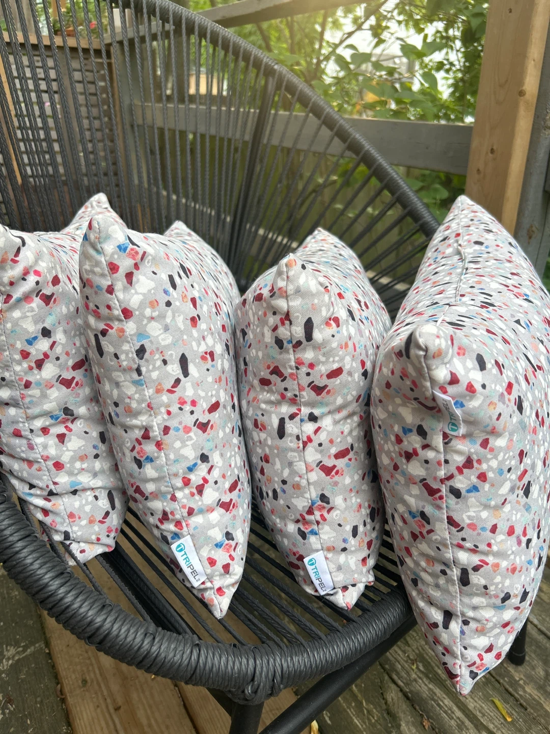 Multicolour Outdoor/IndoorThrow Pillows (Set of 4) - photo 3
