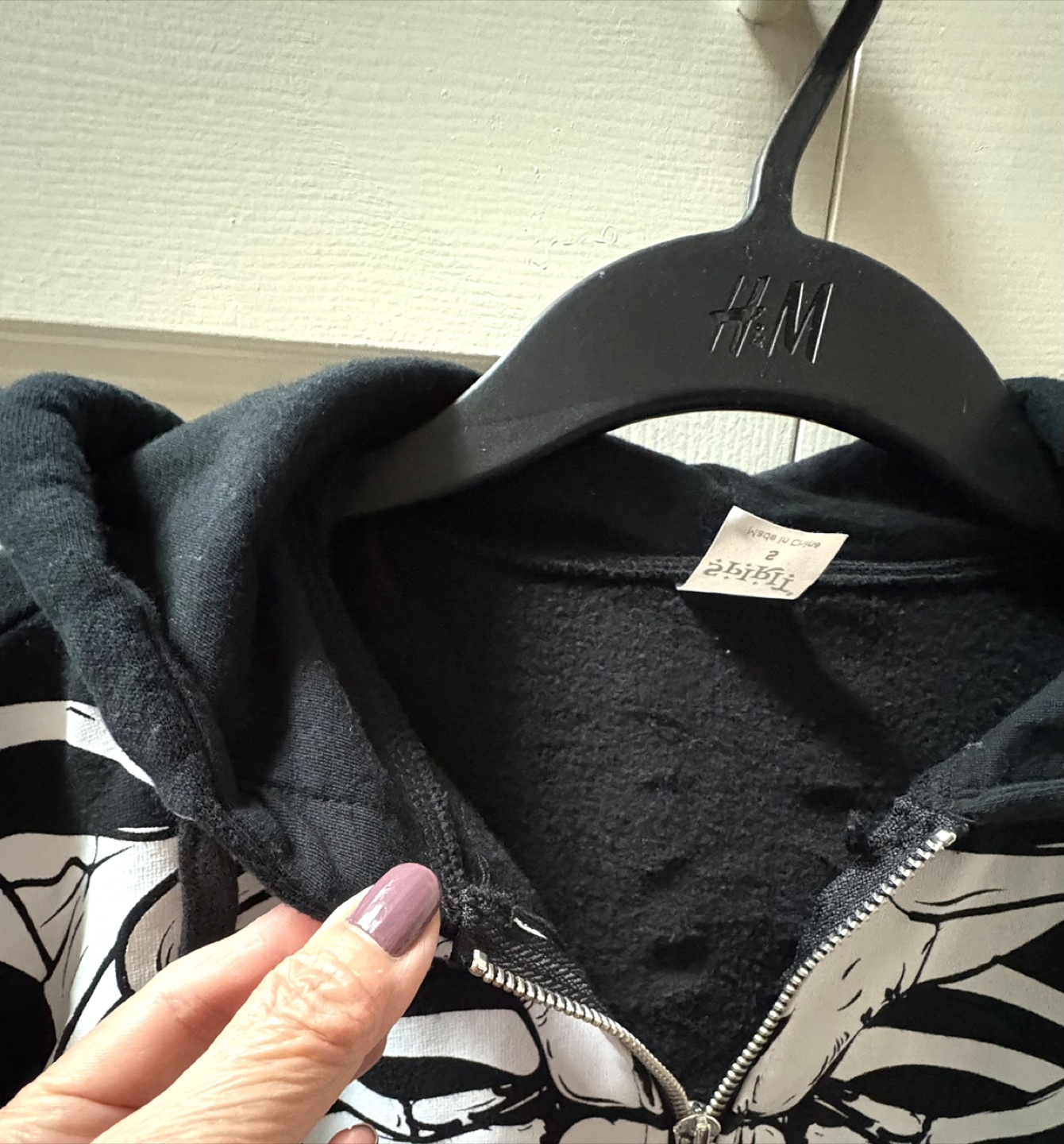 Spirit Skeleton Heavy Cotton Zip-Up Hoodie - photo 4