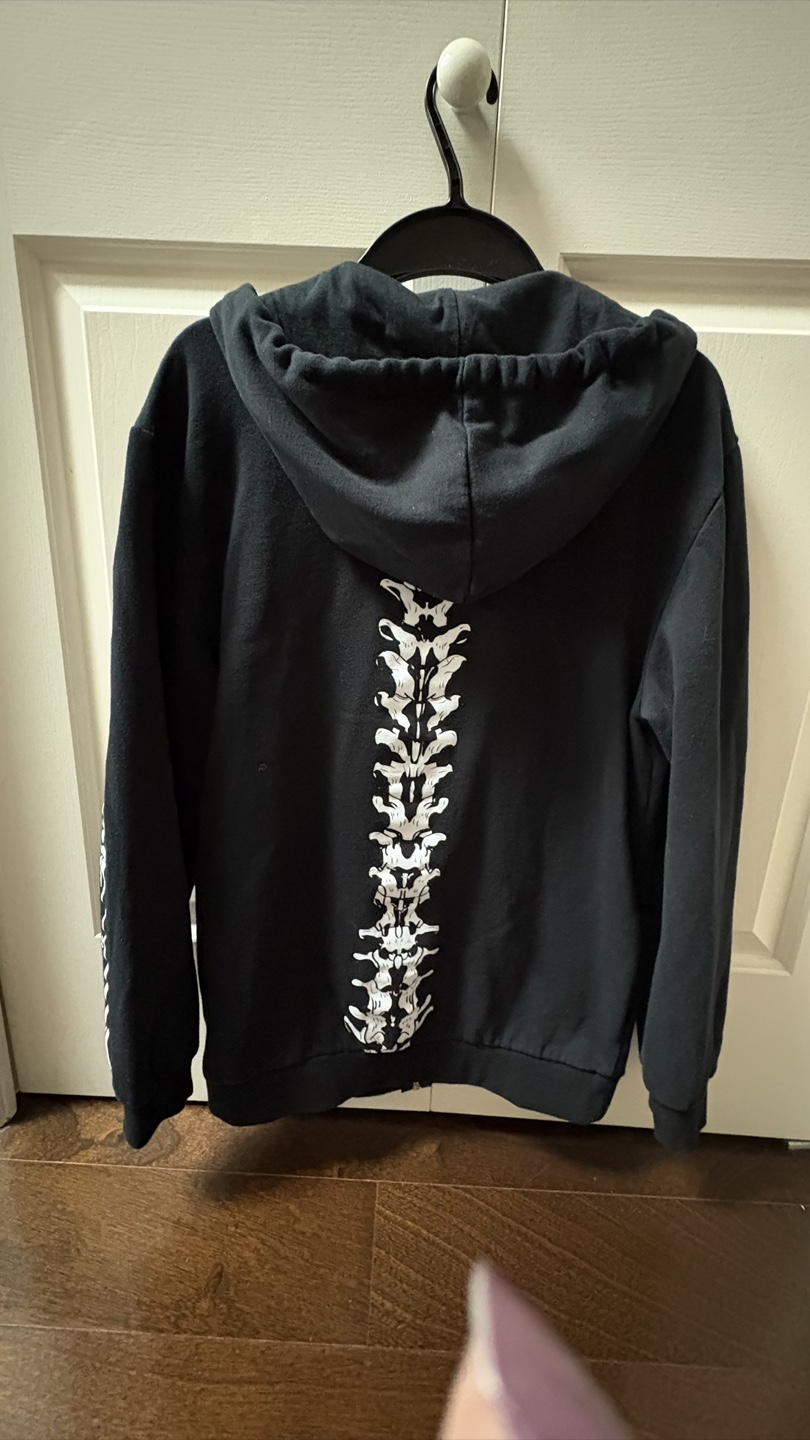 Spirit Skeleton Heavy Cotton Zip-Up Hoodie - photo 5