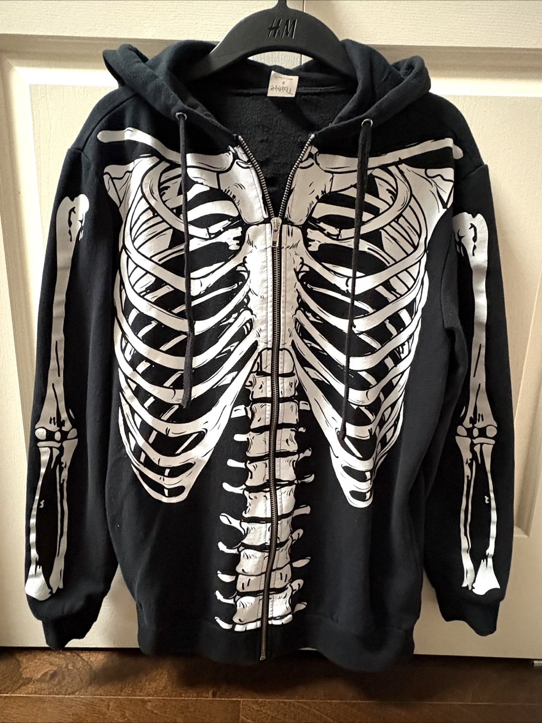 Spirit Skeleton Heavy Cotton Zip-Up Hoodie