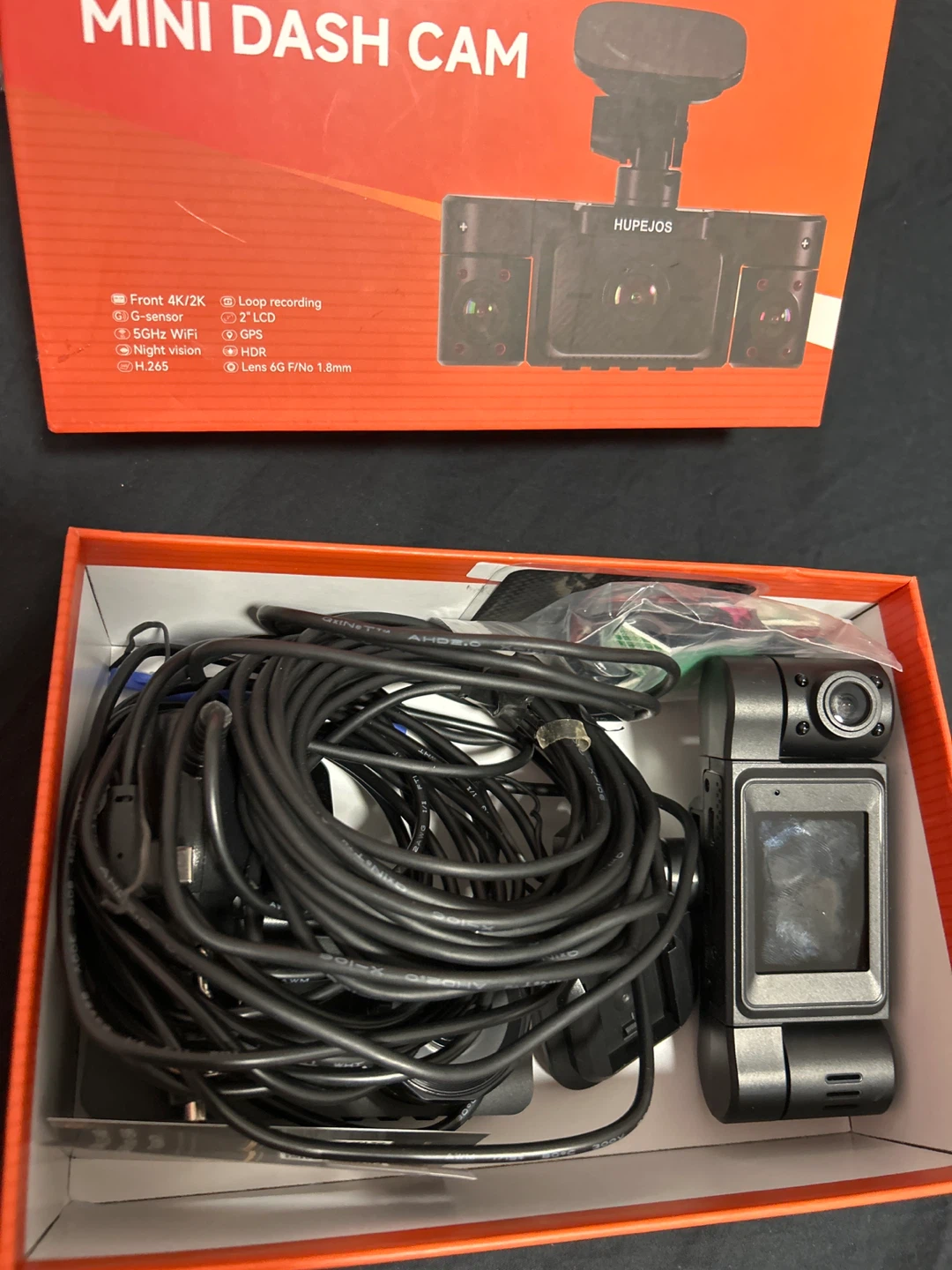 HUPEJOS 360° 4CH Mini Dash Cam V50-4CH - photo 2