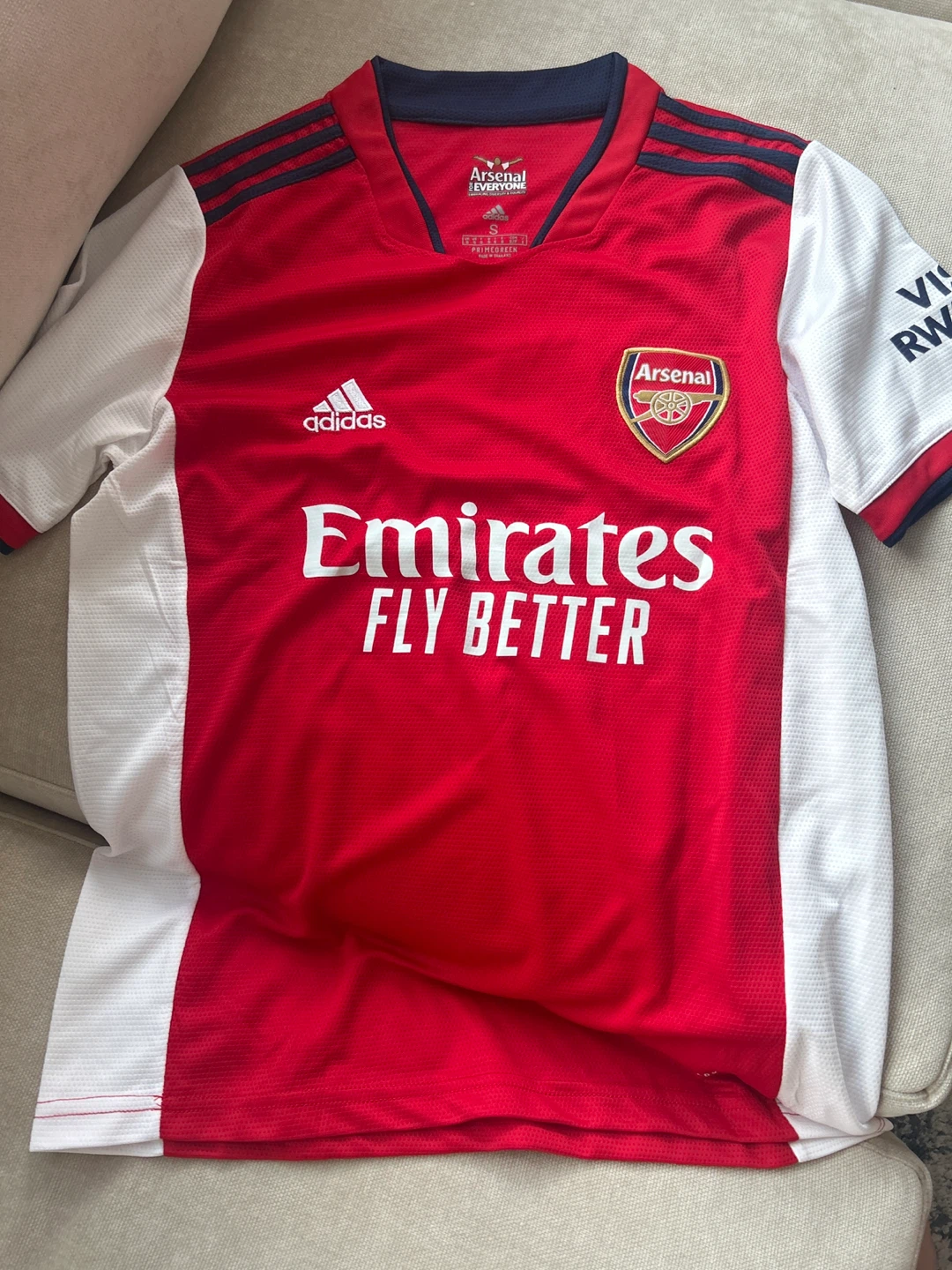 Arsenal Saka #7 Jersey T-Shirt Men's Size S