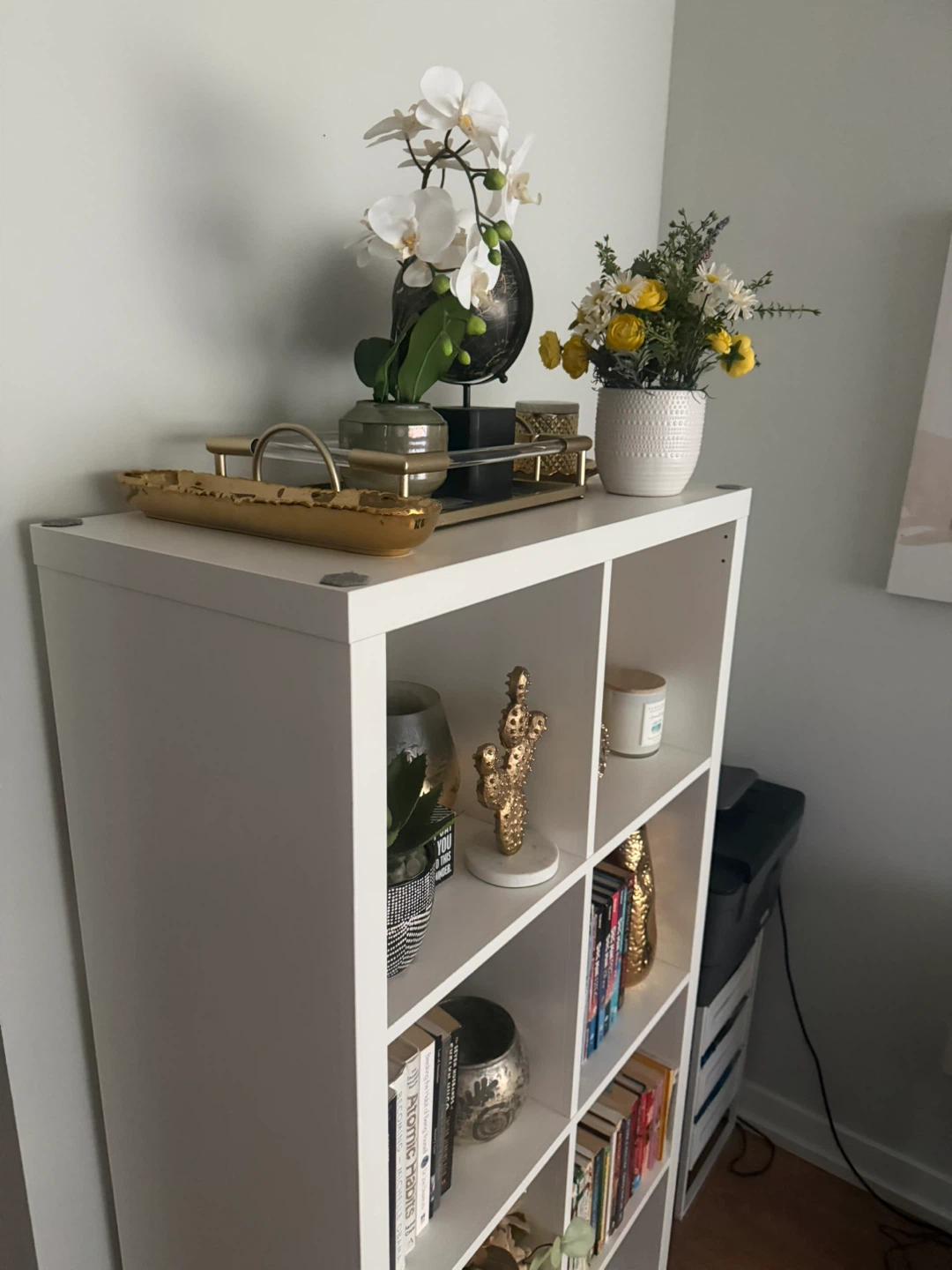 White Cube Storage Shelf - photo 2